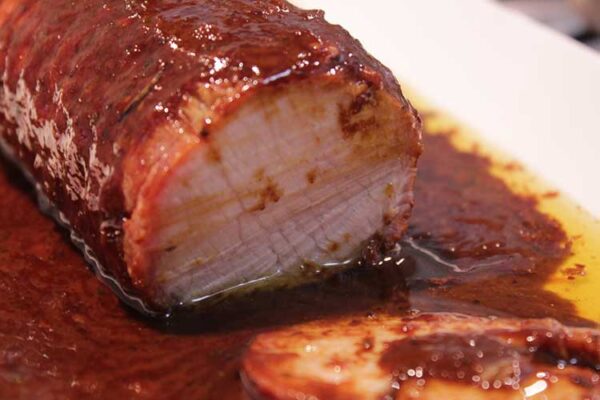 Filé Suíno ao Molho Barbecue