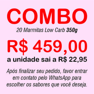 20 Marmitas Low Carb 350g